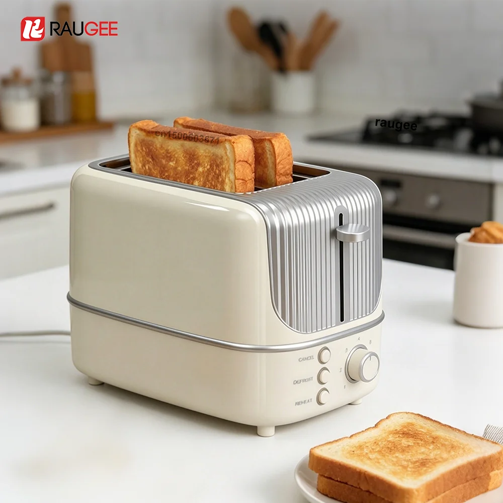 Toaster 800W Electric Toaster with 2 Extra Wide Slots 7 Toasting Levels and Cancel Function Household Toaster for Various Bread
