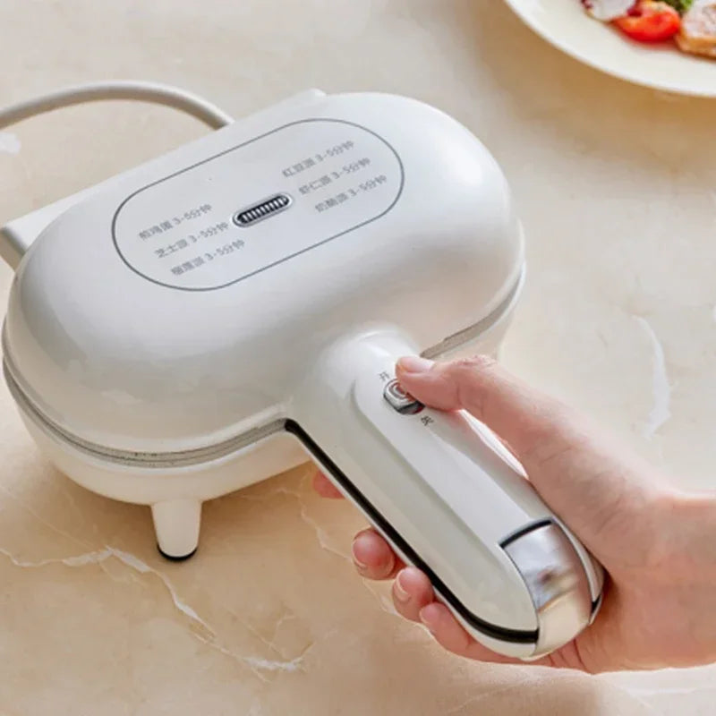 1PC Home Appliance Breakfast Machine Small Home Hot Press Sandwich Machine Toaster Panini Machine Multi-function Puke Driver