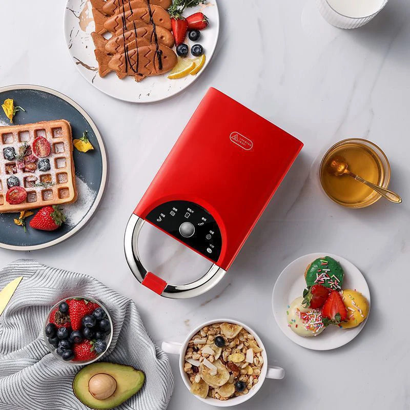 650W Electric Sandwich Maker Timing Multi-baker Toaster Baking Waffle Breakfast Machine Takoyaki Sandwichera Tostapane Tostadora