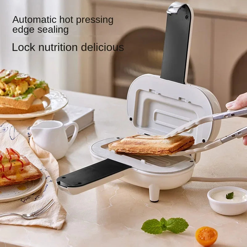 1PC Home Appliance Breakfast Machine Small Home Hot Press Sandwich Machine Toaster Panini Machine Multi-function Puke Driver
