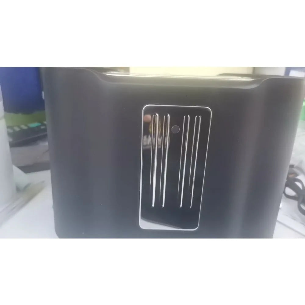 2 Slice Toaster Quick Even Results Wide Slots Fit Any Size Bread Drop Down Crumb Tray Easy Clean Up Stainless Steel for Kitchen
